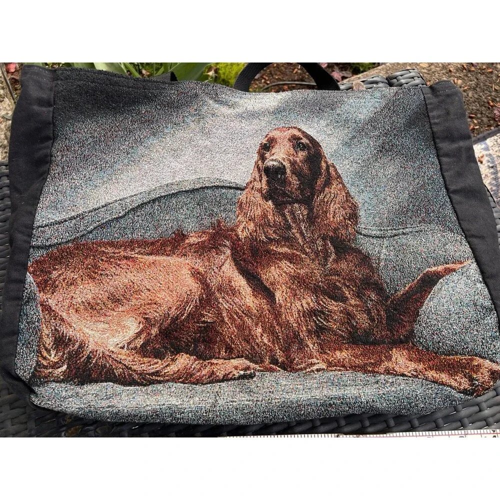 Irish Setter Vintage  tapestry ShoulderBag